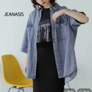 지나시스 모듬 데님 셔츠 자켓