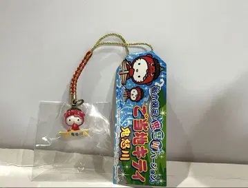 헬로키티 도치기 한정 네쓰케 스트랩 키누가와 버전
