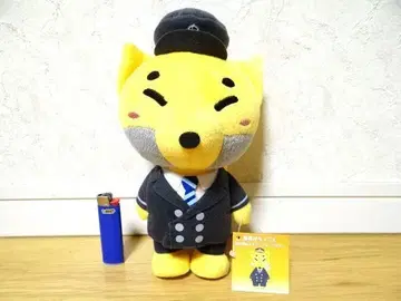 새상품 오미 철도 역장 가챠콘 봉제 인형
