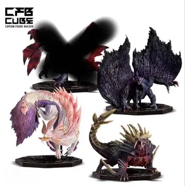 몬헌 FIGURE BUILDER CUBE 3개 세트 몬스터 헌터