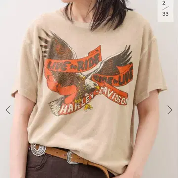 MADE WORN/메이드 원 메이드 워른 할리 티셔츠