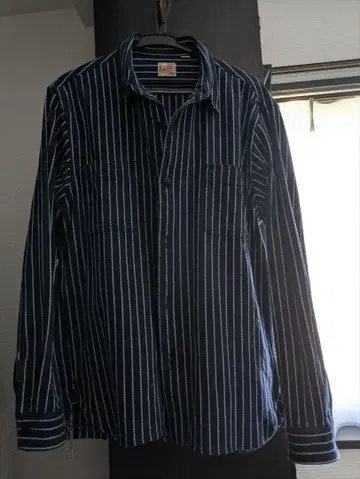 휴스턴 스트라이프 데님 셔츠 2XL