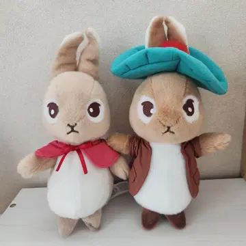 피터 토끼 봉제 인형 세트