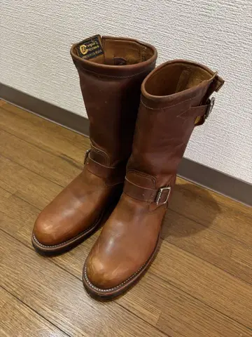 치페와 엔지니어 부츠 브라운 27cm 스틸토