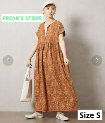 FREAK'S STORE 인도 페이즐리 스키퍼 원피스 S 사이즈