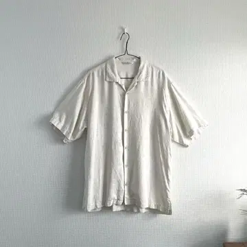Tommy Bahama 타미힐피거 오픈 카라 실크 오픈 카라 셔츠 반팔