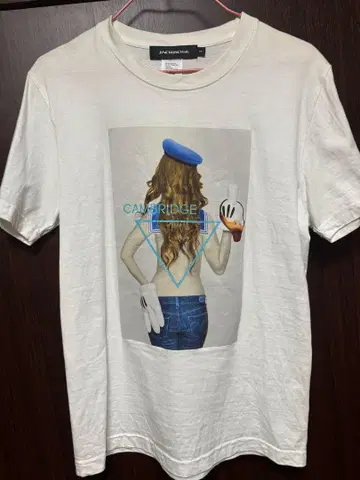 잭 로즈 JACKROSE 디즈니 도날드 티셔츠 화이트 티셔츠
