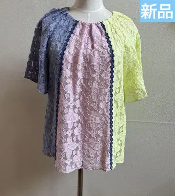 새상품 유키토리이 전체 레이스 상의 색상