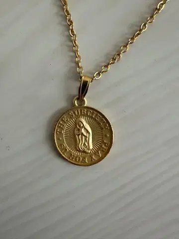 Maria coin necklace 마리아 코인 목걸이
