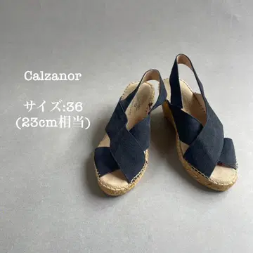 Calzanor 카르자놀 웨지솔 샌들