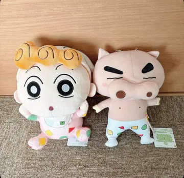 크레용 신짱 브리브리 자에몬 해바라기 봉제 인형