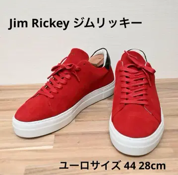 헬스장 리키 Jim rickey 스니커즈 스웨이드 빨간색 44 28cm