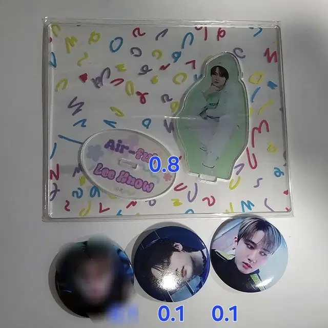 스트레이키즈 스키즈 리노 일본 아크릴 스탠드 미개봉 핀버튼 창빈 아이엔