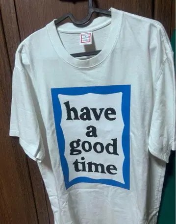 have a good time 티셔츠 L 사이즈 화이트