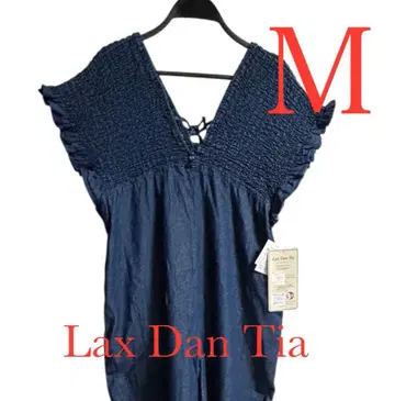 시마무라 Lax Dan Tia 데님 셔링 살로펫 사이즈 M