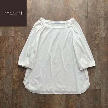새상품급 매킨토시 런던 블라우스 풀오버 스트레치 일본제