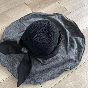여성용 모자 블랙 그레이 아웃도어 햇