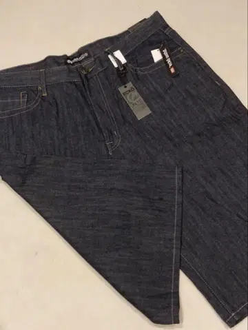 ECKO UNLTD 데님 하프 팬츠 초와이드 B 스타일 힙합 자수 90s
