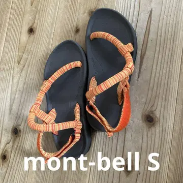 몽벨 락온 샌들 컴포트 오렌지 S