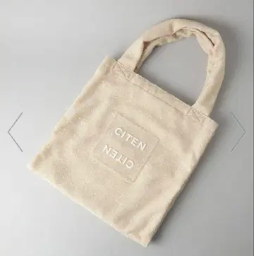 CITEN 반짝이는 클리어 로고 토트백 새상품급