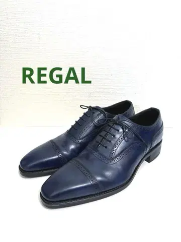 REGAL 리갈 윙 팁 신발 25.5cm 네이비
