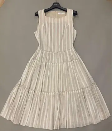 폭시 원피스 Linen Tiered