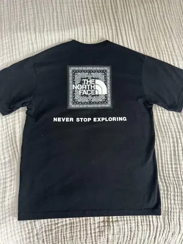 THE NORTH FACE 블랙 티셔츠 M