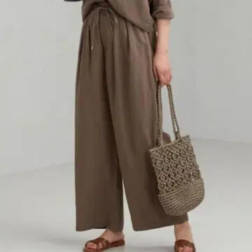 새상품급 최근 모델 그린 라벨 릴랙싱 이지 와이드 팬츠