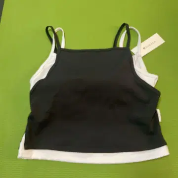 스카라 리브 콤비 숏 탱크탑