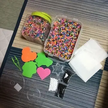 다리미 비즈 세트 여러 가지 색 비즈 플레이트 포함