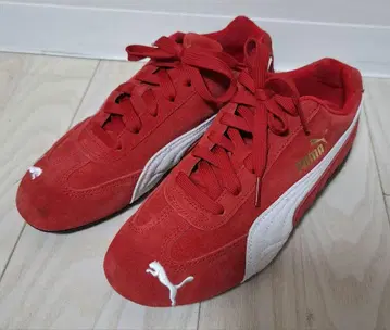 PUMA 푸마 스피도 캣 24cm 빨간색 레드 스니커즈 신발
