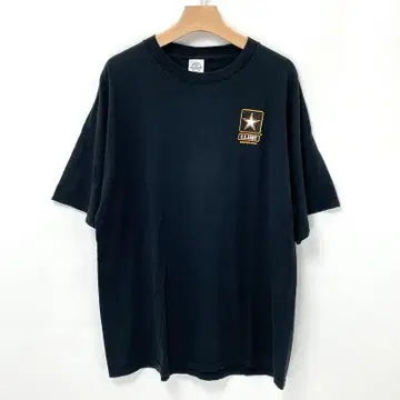 미국 육군 U.S.ARMY 블랙 코튼 티셔츠 XL 사이즈
