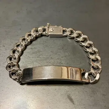 SILVER925 ID PLATE BRACELET/실버/팔찌