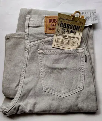 일단 택 포함 미사용 BOBSON 베이지 5102 청바지 04JEANS