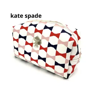 kate spade 케이트 스페이드 파우치 리본 무늬 화이트