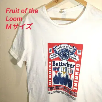 Fruit of the Loom Buttwiser 티셔츠 M 사이즈