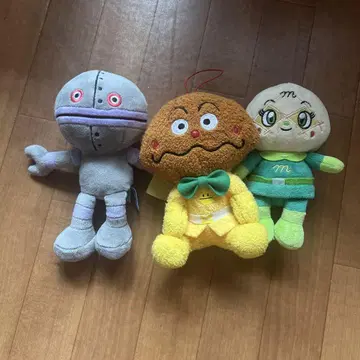 호빵맨 봉제 인형 3개 세트