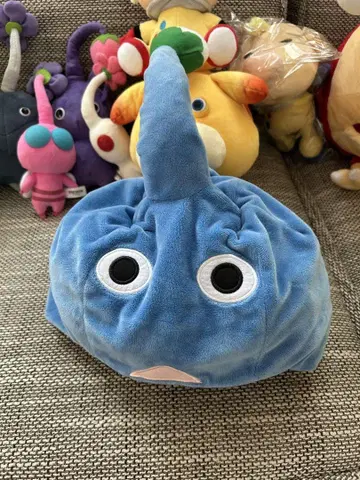 피크민 변신 모자 파랑 피크민