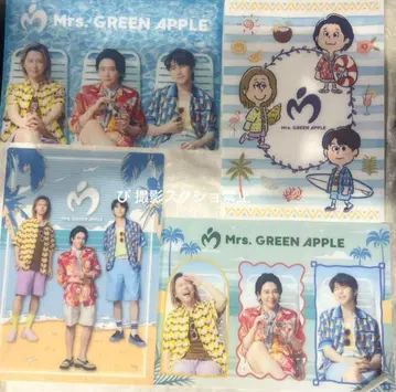 Mrs. GREEN APPLE 비주얼 시트 총 4장