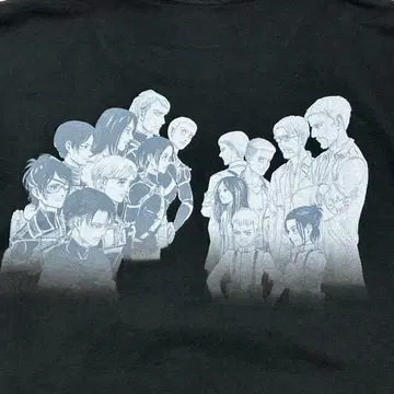 레어 진격의 거인 진격의 향연 콜라보 티셔츠