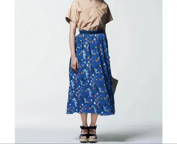 자유구 LIBERTY SUMMER HOLIDAY 프린트 스커트 32
