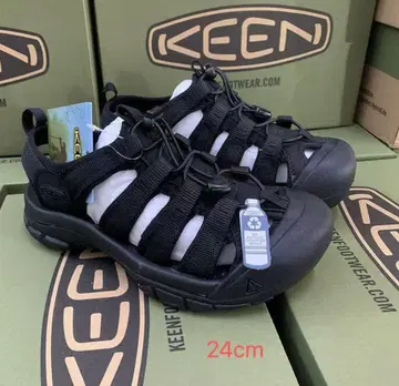 KEEN 스포츠 샌들 24cm 블랙