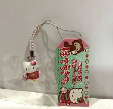 헬로키티 히고 한정판 네즈 스트랩 테마리 버전