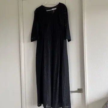 블랙 레이스 드레스 새상품