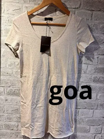 택 포함 새상품 레어 goa 고어 빈티지 반팔 티셔츠 자른 끝단 y2k