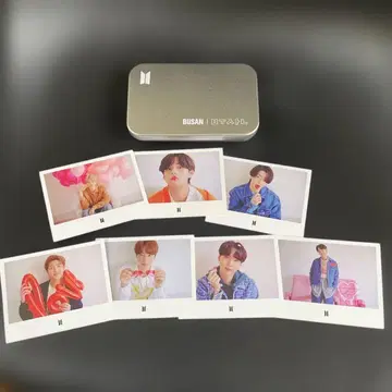 BTS 부산 네이비 사진 세트