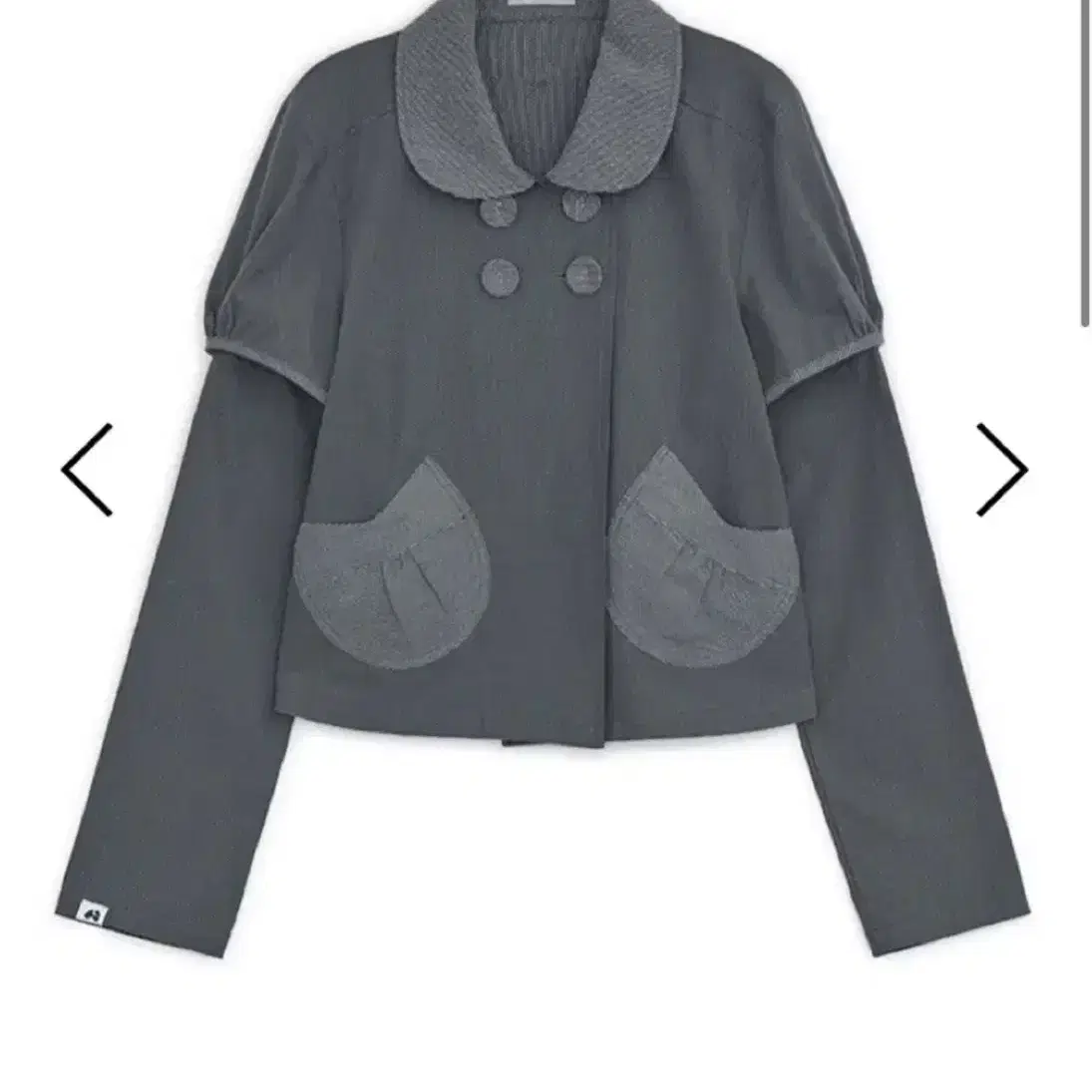 Hug Your Skin Detachable Round Jacket Black #허그유어스킨