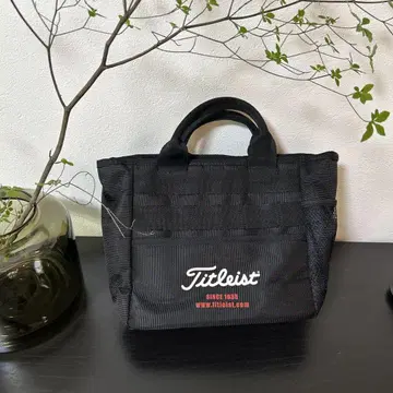 타이리스트 라운드 토트백 나일론 블랙