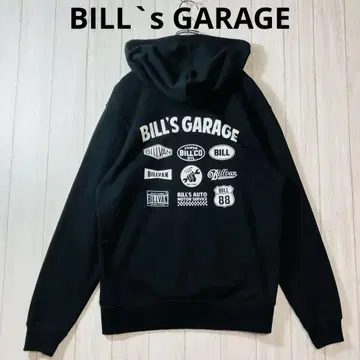 BILLVAN GARAGE 풀오버 후드티 블랙 L 사이즈 구제 의류