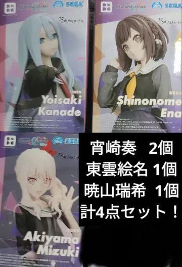 SEGA 프로젝트 세계 피규어 4개 세트 25시 나이트 코드로.